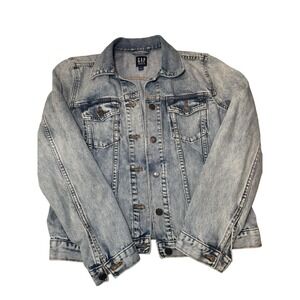 GAP Denim Jacket Light Wash Classic Jean‎ Jacket Casual Everyday Style M
